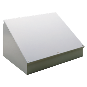 HOFFMAN C12C12SS Sloped Top Consolet Enclosure, 12 x 12 x 9.09 Inch Size, 304 SS | CH8FKH