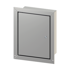 HOFFMAN CFM24248 Enclosure, Flush Mounted, 24 x 24 x 8 Inch Size, Gray, Steel | CH8FWH