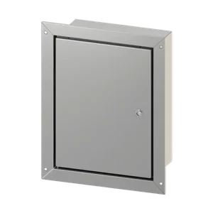 HOFFMAN CFM30248LG Enclosure, Flush Mounted, 30 x 24 x 8 Inch Size, Gray, Steel | CH8FWL