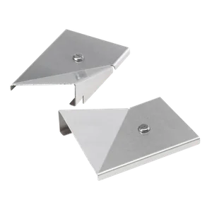 HOFFMAN CTS33TCLSS Transition Cover, 3 x 3 Inch Size, 304 SS, Sloped To Flat Left Hand | CH8HKW