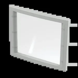 HOFFMAN CWF3136 Enclosure Window Kit, Fits 310 x 360mm Size, Gray, Aluminium | CH8HPZ