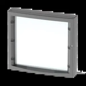 HOFFMAN CWHD3136LG Enclosure Window Kit, Fits 310 x 360mm Size, Gray, Steel | CH8HQM