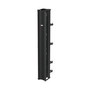 HOFFMAN DV10D7 Vertical Cable Manager, 10 x 84 Inch Size, Black, Composite, Double Sided | CH8HXK