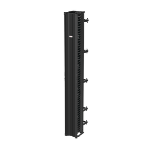 HOFFMAN DV10D8 Vertikaler Kabelmanager, 10 x 96 Zoll Größe, Schwarz, Verbundwerkstoff, doppelseitig | CH8HXL