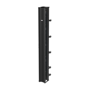 HOFFMAN DV10D9 Vertical Cable Manager, 10 x 108 Inch Size, Black, Composite, Double Sided | CH8HXM