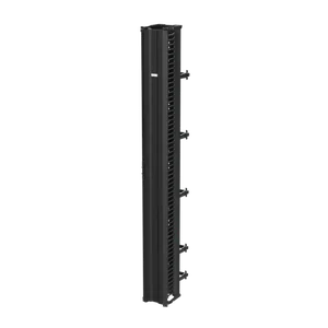 HOFFMAN DV10D9 Vertical Cable Manager, 10 x 108 Inch Size, Black, Composite, Double Sided | CH8HXM