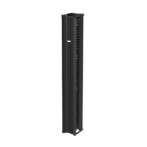 HOFFMAN DV10S7 Vertikaler Kabelmanager, 10 x 84 Zoll Größe, Schwarz, Verbundwerkstoff, einseitig | CH8HXR