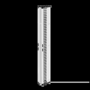 HOFFMAN DV6S7W Vertical Cable Manager, 6 x 84 Inch Size, White, Composite, Single Sided | CH8HYN