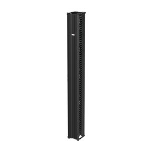 HOFFMAN DV10S9 Vertikaler Kabelmanager, 10 x 108 Zoll Größe, Schwarz, Verbundwerkstoff, einseitig | CH8HXV