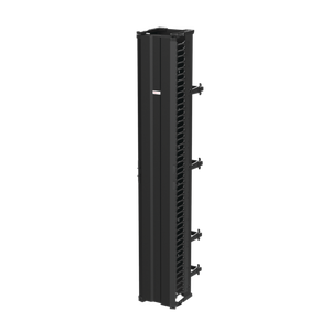 HOFFMAN DV12D7 Vertikaler Kabelmanager, 12 x 84 Zoll Größe, Schwarz, Verbundwerkstoff, doppelseitig | CH8HXW