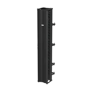 HOFFMAN DV12D7 Vertical Cable Manager, 12 x 84 Inch Size, Black, Composite, Double Sided | CH8HXW