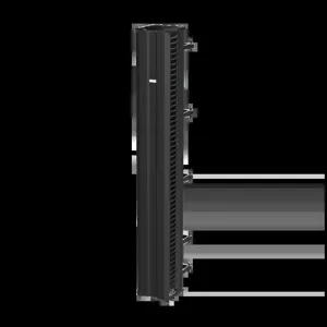 HOFFMAN DV12D8 Vertical Cable Manager, 12 x 96 Inch Size, Black, Composite, Double Sided | CH8HXX