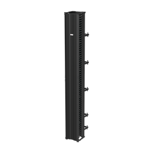 HOFFMAN DV12D9 Vertical Cable Manager, 12 x 108 Inch Size, Black, Composite, Double Sided | CH8HXY