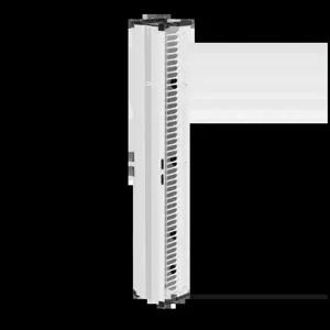 HOFFMAN DV12S7W Vertical Cable Manager, 12 x 84 Inch Size, White, Composite, Single Sided | CH8HYD