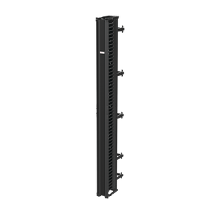 HOFFMAN DV6D8 Vertikaler Kabelmanager, 6 x 96 Zoll Größe, Schwarz, Verbundwerkstoff, doppelseitig | CH8HYG