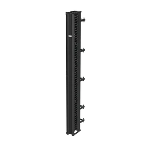 HOFFMAN DV6D8 Vertical Cable Manager, 6 x 96 Inch Size, Black, Composite, Double Sided | CH8HYG