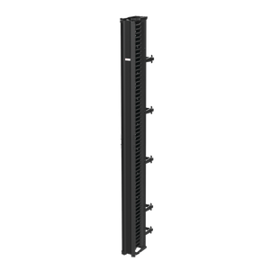 HOFFMAN DV6D9 Vertikaler Kabelmanager, 6 x 108 Zoll Größe, Schwarz, Verbundwerkstoff, doppelseitig | CH8HYH