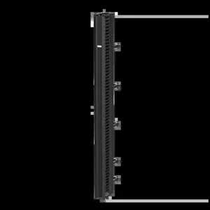 HOFFMAN DV6D9 Vertical Cable Manager, 6 x 108 Inch Size, Black, Composite, Double Sided | CH8HYH