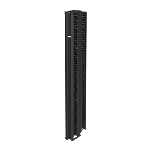 HOFFMAN DV6DF8 Vertikaler Kabelmanager, 96 x 7.25 x 21.2 Zoll Größe, Schwarz, Al, Doppelt, Finger | CH8HYL