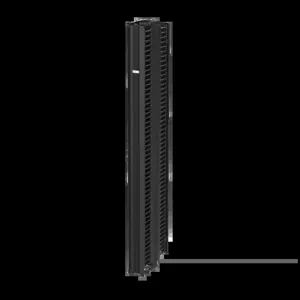 HOFFMAN DV6DF8 Vertical Cable Manager, 96 x 7.25 x 21.2 Inch Size, Black, Al, Double, Fingers | CH8HYL