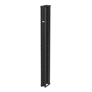 HOFFMAN DV6S8 Vertikaler Kabelmanager, 6 x 96 Zoll Größe, Schwarz, Verbundwerkstoff, einseitig | CH8HYP