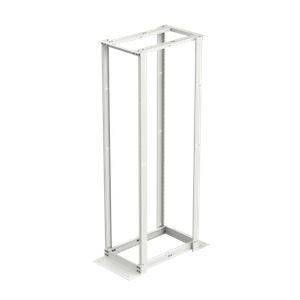 HOFFMAN E4WRS19FM45U Rack mit offenem Rahmen, 4 Pfosten, 84 x 20.25 Zoll Größe, Weiß, Aluminium, quadratisch, 45 Stück | CH8JEE