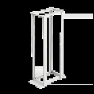 HOFFMAN E4WRS19FM45U Open Frame Rack, 4 Post, 84 x 20.25 Inch Size, White, Aluminium, Square, 45Pk | CH8JEE