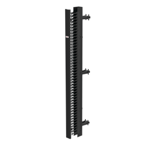 HOFFMAN EC3D7 Vertical Cable Manager, 84 x 3.5 x 9 Inch Size, Black, Steel, Double Sided | CH8JGT