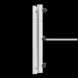 HOFFMAN EC3D7W Vertical Cable Manager, 84 x 3.5 x 9 Inch Size, White, Steel, Double Sided | CH8JGU