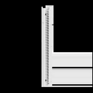 HOFFMAN EC3S7W Vertical Cable Manager, 84 x 3.5 x 9 Inch Size, White, Steel, Single Sided | CH8JGW