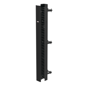 HOFFMAN EC6D7 Vertikaler Kabelmanager, 84 x 6 x 9 Zoll Größe, Schwarz, Stahl, doppelseitig | CH8JGY
