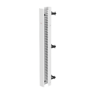 HOFFMAN EC6D7W Vertikaler Kabelmanager, 84 x 6 x 9 Zoll Größe, Weiß, Stahl, doppelseitig | CH8JGZ