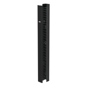 HOFFMAN EC6S7 Vertikaler Kabelmanager, 84 x 6 x 9 Zoll Größe, Schwarz, Stahl, einseitig | CH8JHC