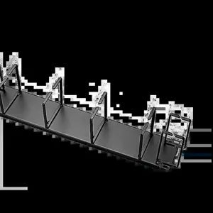 HOFFMAN ECK19H Cable Manager, Fits 19 Inch Open Rack, Black, Steel | CH8JHG