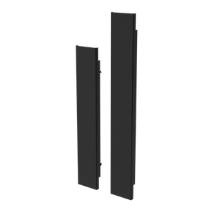 HOFFMAN ECKCVR23 Horizontale Kabelführungsabdeckung, passend für offene Racks der Größe 23 Zoll, Schwarz, Stahl | CH8JHL