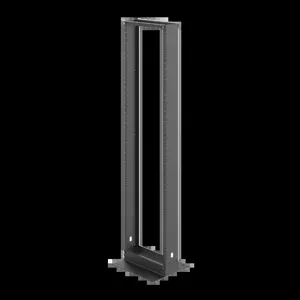 HOFFMAN EDR19FM45U6 Open Frame Rack, 2 Post, 84 x 20.28 x 18 Inch Size, Black, Aluminium | CH8JLU