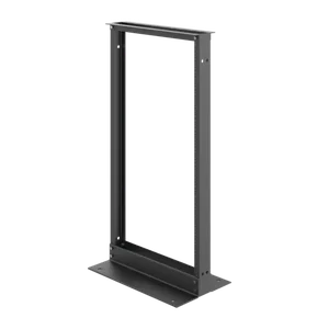 HOFFMAN EDR23FM24U Open Frame Rack, 2 Post, 48 x 24.25 x 15 Inch Size, Black, Aluminium | CH8JMA