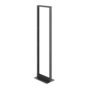 HOFFMAN EDR23FM51U Open Frame Rack, 2 Post, 96 x 24.25 x 15 Inch Size, Black, Aluminium | CH8JMD