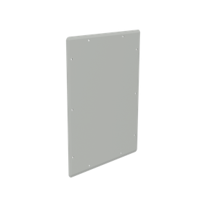 HOFFMAN EGPS1 Flanschplatte, 506 x 381 mm Größe, Grau, Aluminium, massiv, klein | CH8JMP