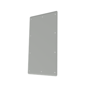 HOFFMAN EGVM Schrankdurchführungsplatte, 23.23 x 12.68 x 0.35, Grau, Aluminium, massiv | CH8JMR