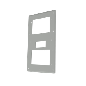 HOFFMAN EGVM3 Flanschplatte, 23.23 x 12.68 x 0.35 Zoll Größe, hellgrau, Aluminium | CH8JMV