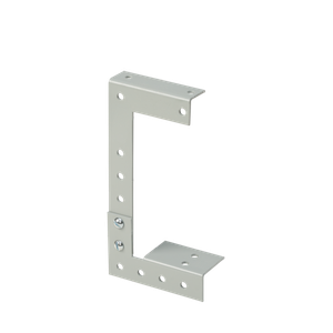 HOFFMAN F22GDB Fall- und Halterungsaufhänger, passend für Kabelkanäle der Größe 2.5 x 2.5 Zoll, Grau, Stahl | CH8KEV