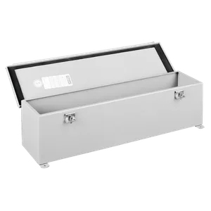 HOFFMAN F22T18HC Hinged Cover Wiring Trough, 2.50 x 2.50 x 18 Inch Size, Gray, Steel | CH8KHJ