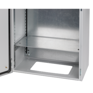 HOFFMAN GHS500250 Horizontale Trennplatte, passend für 500 x 250 mm Größe, weiß, Stahl | CH8LTZ