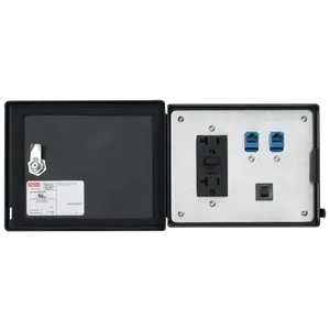 HOFFMAN HDP5ETHETHCC Data Interface Port, Ethernet, Duplex, Polycarbonate | CH8LXH