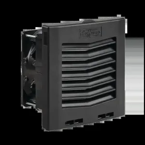 HOFFMAN HF0548513 Filter Fan, 48V, 12 CFM, Black | CH8LYP