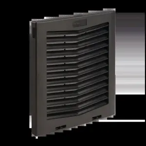 HOFFMAN HG1000503 Filter Fan Exhaust Grille, 10 Inch Size, Black | CH8MCH