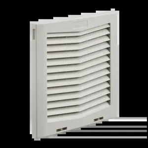 HOFFMAN HG1000404 Filter Fan Exhaust Grille, 10 Inch Size, Light Gray | CH8MCG