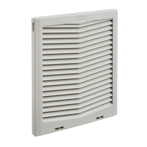 HOFFMAN HG1300404 Filter Fan Exhaust Grille, 13 Inch Size, Light Gray | CH8MCL