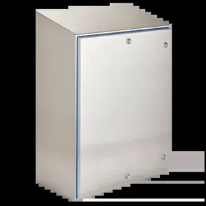 HOFFMAN HSDH202008SS Wallmount Enclosure, Hinge Cover, Type 4X, 20 x 20 x 8 Inch Size, 304 SS | CH8MGR